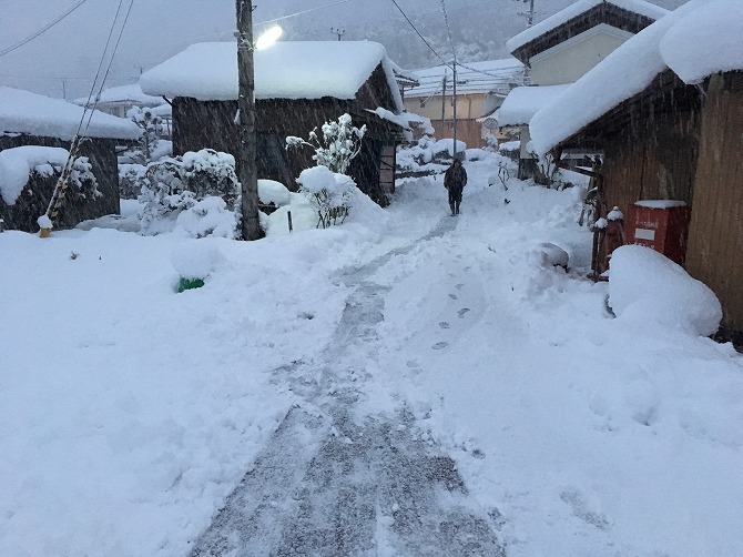 福知山　積雪2017