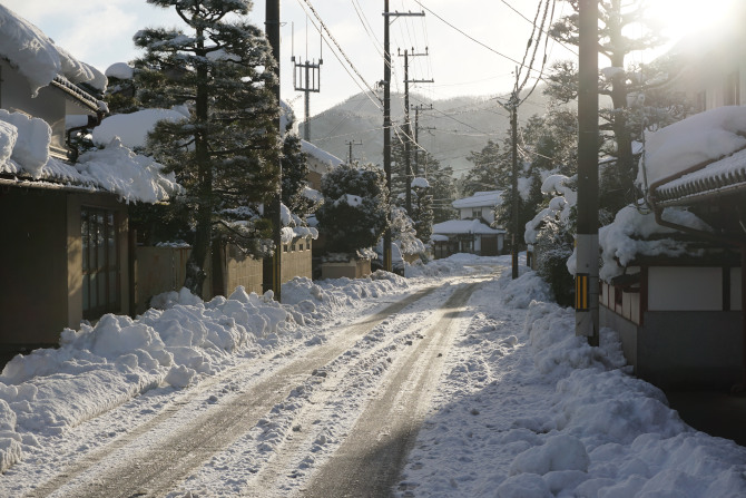 福知山の積雪2017年１月