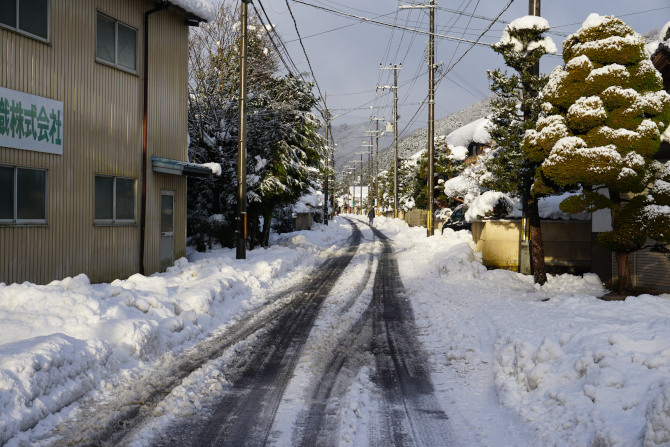 福知山　積雪2017