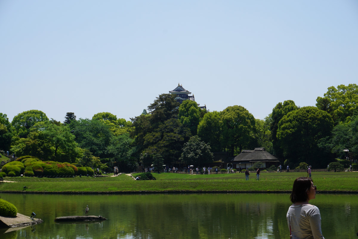 岡山　後楽園　岡山城